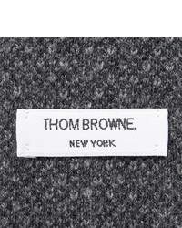 Мужской темно-серый вязаный галстук от Thom Browne