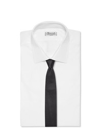 Мужской темно-серый вязаный галстук от Boglioli