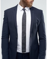 Мужской темно-серый вязаный галстук от Asos