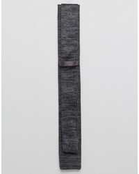 Мужской темно-серый вязаный галстук от Asos