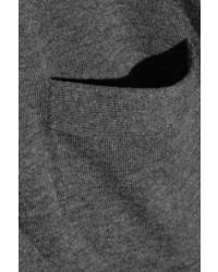 Женский темно-серый вязаный кардиган от DKNY
