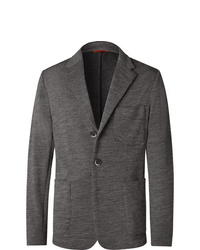 Мужской темно-серый вязаный пиджак от Barena