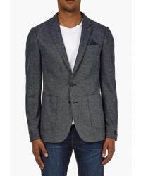 Мужской темно-серый вязаный пиджак от Burton Menswear London