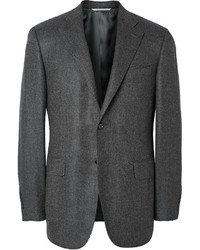 Мужской темно-серый вязаный пиджак от Canali