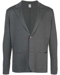 Мужской темно-серый вязаный пиджак от Eleventy