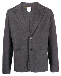 Мужской темно-серый вязаный пиджак от Paul Smith