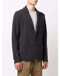Мужской темно-серый вязаный пиджак от Roberto Collina