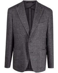 Мужской темно-серый вязаный пиджак от Tagliatore
