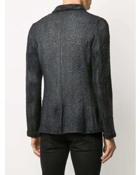 Мужской темно-серый вязаный пиджак от Avant Toi