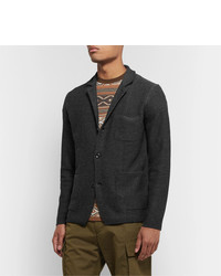 Мужской темно-серый вязаный пиджак от Alex Mill