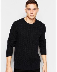 Мужской темно-серый вязаный свитер от Asos