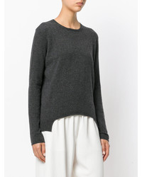 Женский темно-серый вязаный свитер от Oyuna