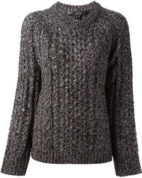 Женский темно-серый вязаный свитер от Marc by Marc Jacobs