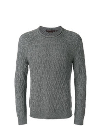 Мужской темно-серый вязаный свитер от Michael Kors Collection