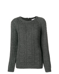 Женский темно-серый вязаный свитер от RED Valentino