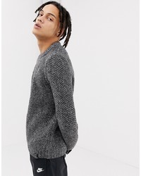 Мужской темно-серый вязаный свитер от YOURTURN