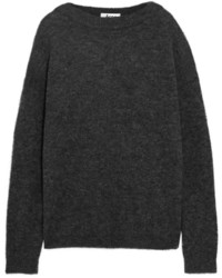 Темно-серый вязаный свободный свитер от Acne Studios