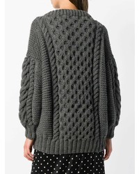 Темно-серый вязаный свободный свитер от I Love Mr Mittens
