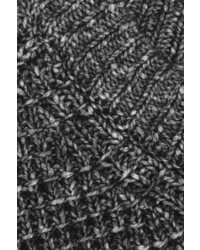 Темно-серый вязаный свободный свитер от Belstaff