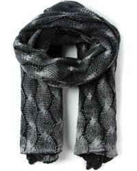 Женский темно-серый вязаный шарф от Avant Toi