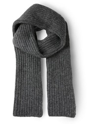 Женский темно-серый вязаный шарф от Cédric Charlier