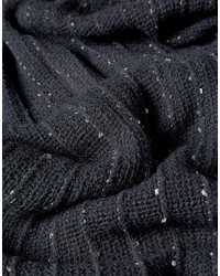 Женский темно-серый вязаный шарф от Lavand