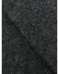 Женский темно-серый вязаный шарф от Roberto Collina