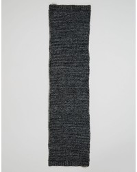 Женский темно-серый вязаный шарф от Pieces