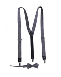 Мужской темно-серый галстук-бабочка от ViaVestis