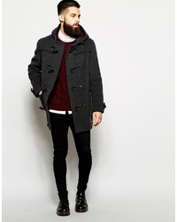 Мужской темно-серый дафлкот от Gloverall