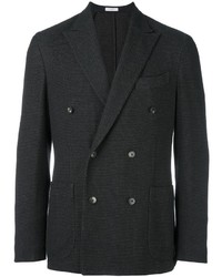 Мужской темно-серый двубортный пиджак от Boglioli