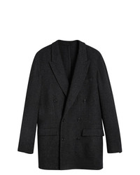 Мужской темно-серый двубортный пиджак от Burberry