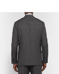 Мужской темно-серый двубортный пиджак от Jil Sander