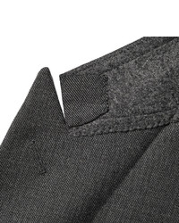 Мужской темно-серый двубортный пиджак от Jil Sander