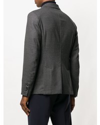 Мужской темно-серый двубортный пиджак от Barena