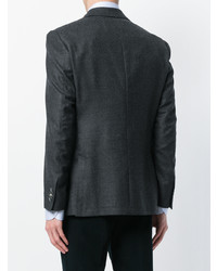 Мужской темно-серый двубортный пиджак от Corneliani