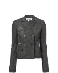 Женский темно-серый двубортный пиджак от Dvf Diane Von Furstenberg