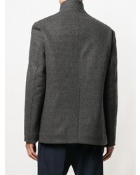 Мужской темно-серый двубортный пиджак от Fay