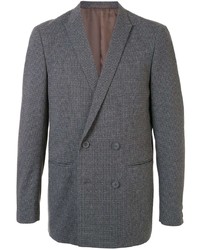 Мужской темно-серый двубортный пиджак от Kolor