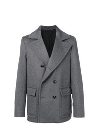Мужской темно-серый двубортный пиджак от Maison Margiela
