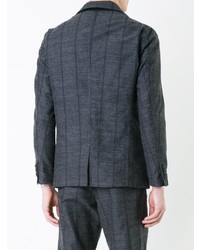 Мужской темно-серый двубортный пиджак от Taakk