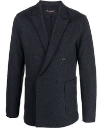 Мужской темно-серый двубортный пиджак от Transit