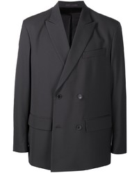 Мужской темно-серый двубортный пиджак от Valentino