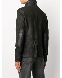 Мужской темно-серый замшевый пиджак от AllSaints