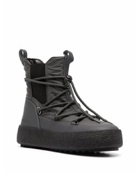 Мужской темно-серый зимние ботинки из плотной ткани от Moon Boot
