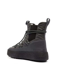 Мужской темно-серый зимние ботинки из плотной ткани от Moon Boot