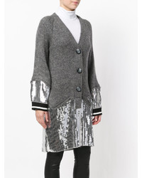 Женский темно-серый кардиган из мохера от Aviu