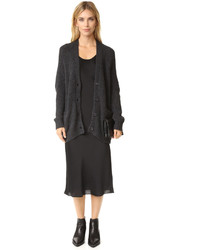 Женский темно-серый кардиган от 360 Sweater