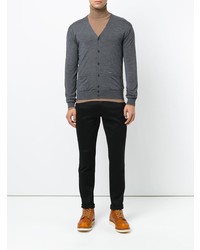 Мужской темно-серый кардиган от DSQUARED2