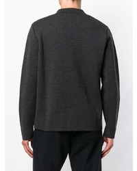 Мужской темно-серый кардиган от Sunspel